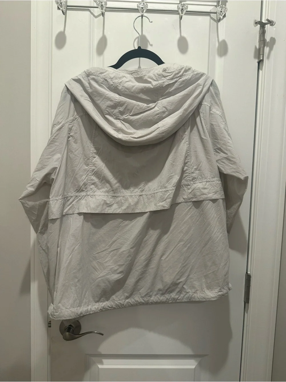 lululemon athletica Light Gray Hooded Utility Jacket